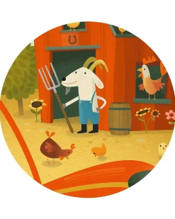 Puzzle Trattore - 16 Pezzi Sagomati