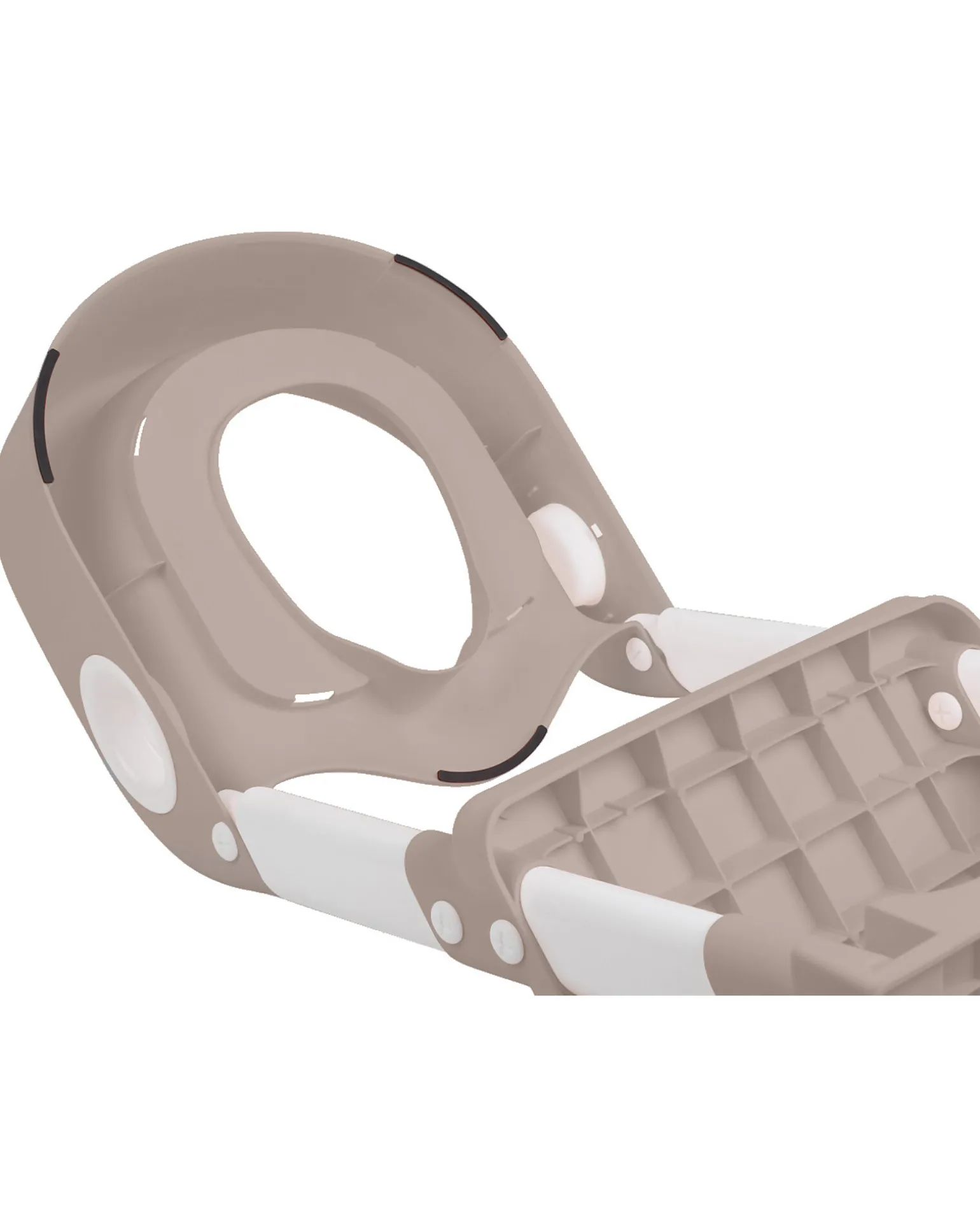 Riduttore WC con Scaletta - Sabbia - Antiscivolo - 34 x 35 x 44 cm