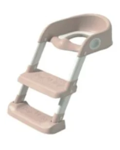 Riduttore WC con Scaletta - Sabbia - Antiscivolo - 34 x 35 x 44 cm