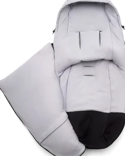 Sacco a Pelo Invernale Hi-Tech Universale per Passeggino Bugaboo - Misty Grey - con Piumino Extra Interno!