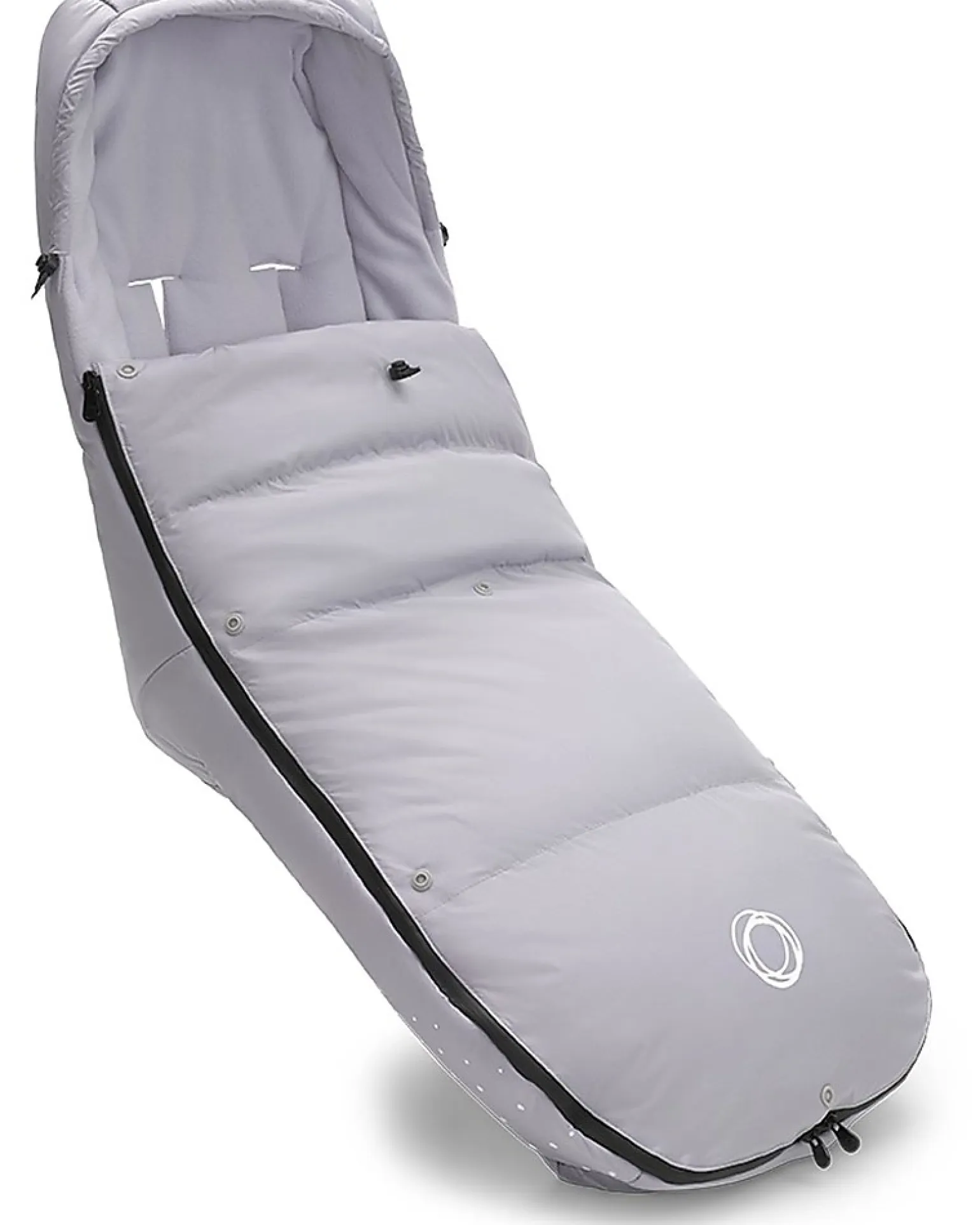 Sacco a Pelo Invernale Hi-Tech Universale per Passeggino Bugaboo - Misty Grey - con Piumino Extra Interno!