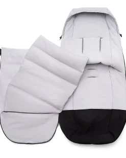 Sacco a Pelo Invernale Hi-Tech Universale per Passeggino Bugaboo - Misty Grey - con Piumino Extra Interno!