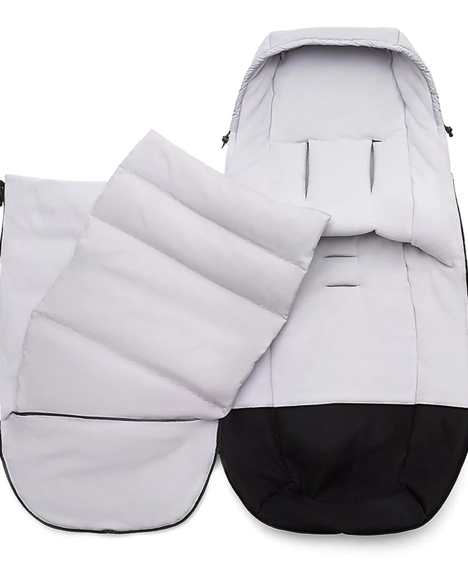 Sacco a Pelo Invernale Hi-Tech Universale per Passeggino Bugaboo - Misty Grey - con Piumino Extra Interno!