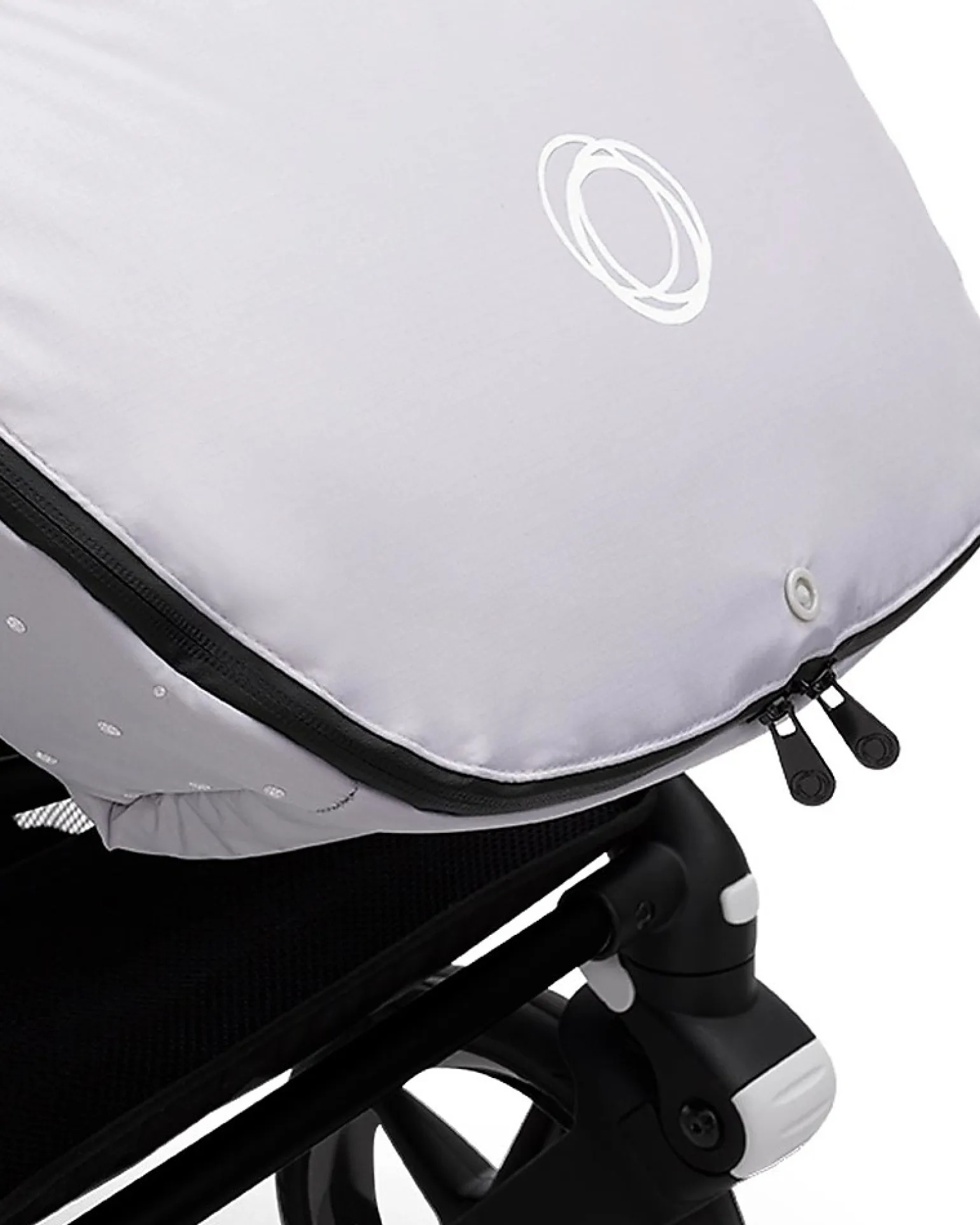 Sacco a Pelo Invernale Hi-Tech Universale per Passeggino Bugaboo - Misty Grey - con Piumino Extra Interno!