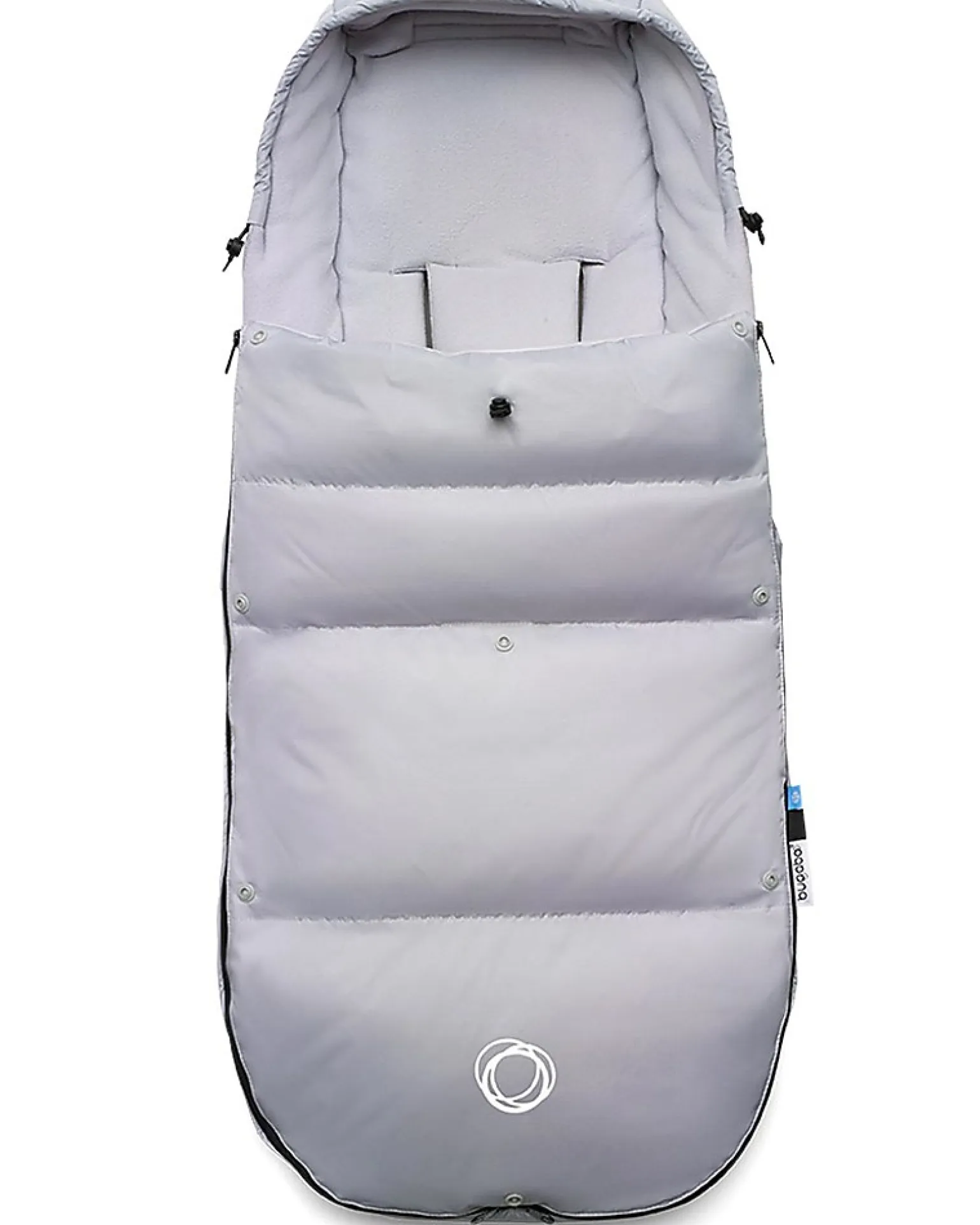 Sacco a Pelo Invernale Hi-Tech Universale per Passeggino Bugaboo - Misty Grey - con Piumino Extra Interno!