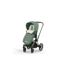 Sacco Coprigambe Platinum - Leaf Green - per Passeggini Priam e Mios