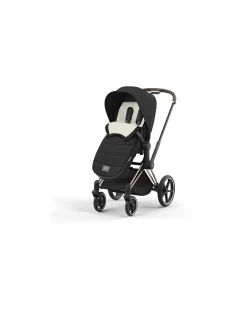 Sacco Coprigambe Platinum - Sepia Black - per Passeggini Priam e Mios
