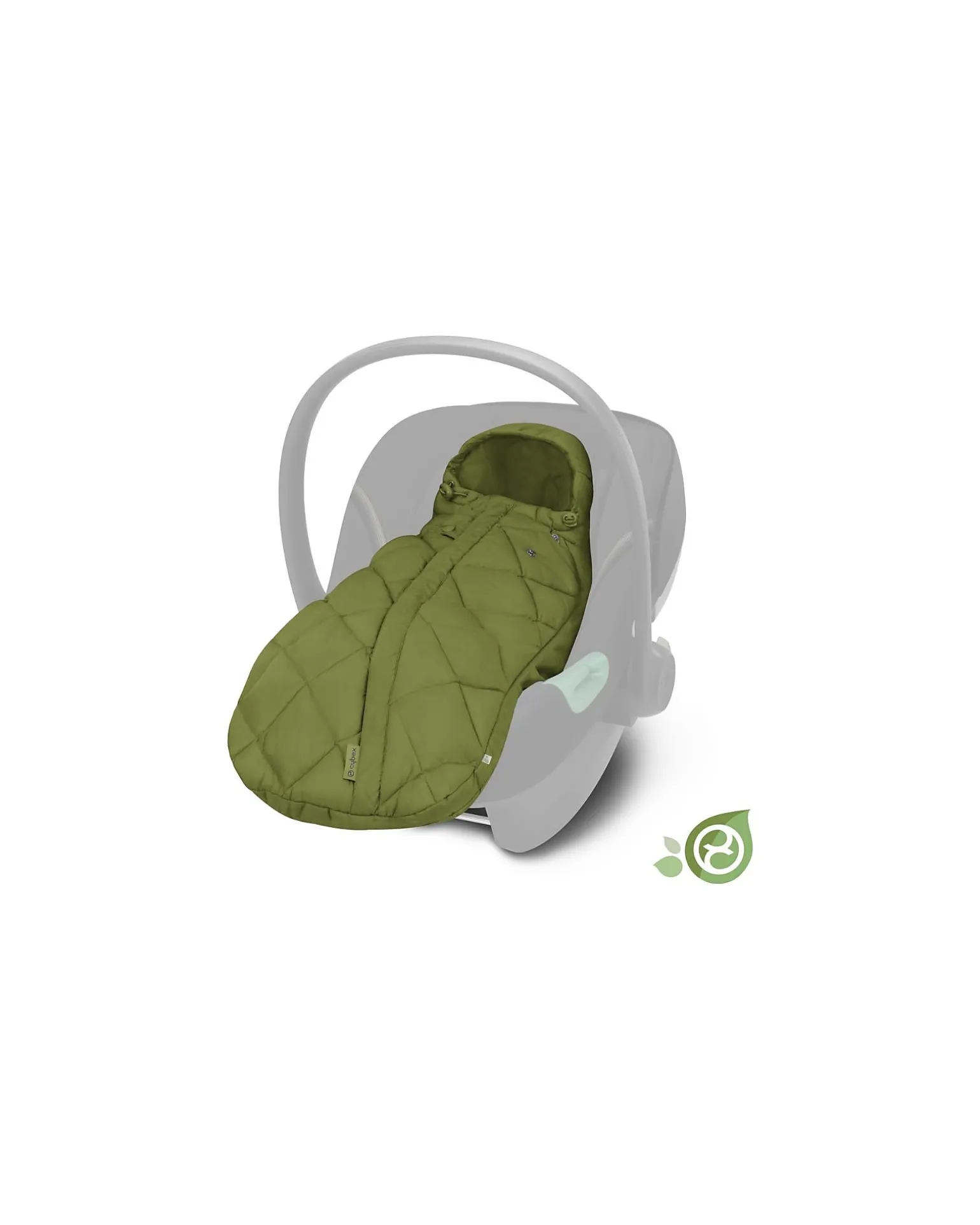 Sacco Coprigambe Snogga Mini 2 - Nature Green/Green - per Ovetto