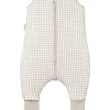 Sacco Nanna con Piedini e Calzini Incorporati - Vichy Beige - TOG 2.5 - 1 anno (70-80 cm)