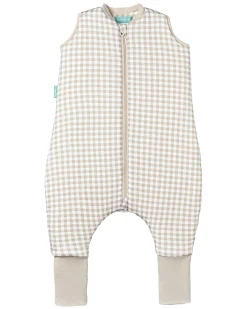Sacco Nanna con Piedini e Calzini Incorporati - Vichy Beige - TOG 2.5 - 1 anno (70-80 cm)