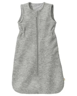 Sacco Nanna con Zip 0/12 Mesi - Grigio - Lana Cotta e Cotone Bio - TOG 2