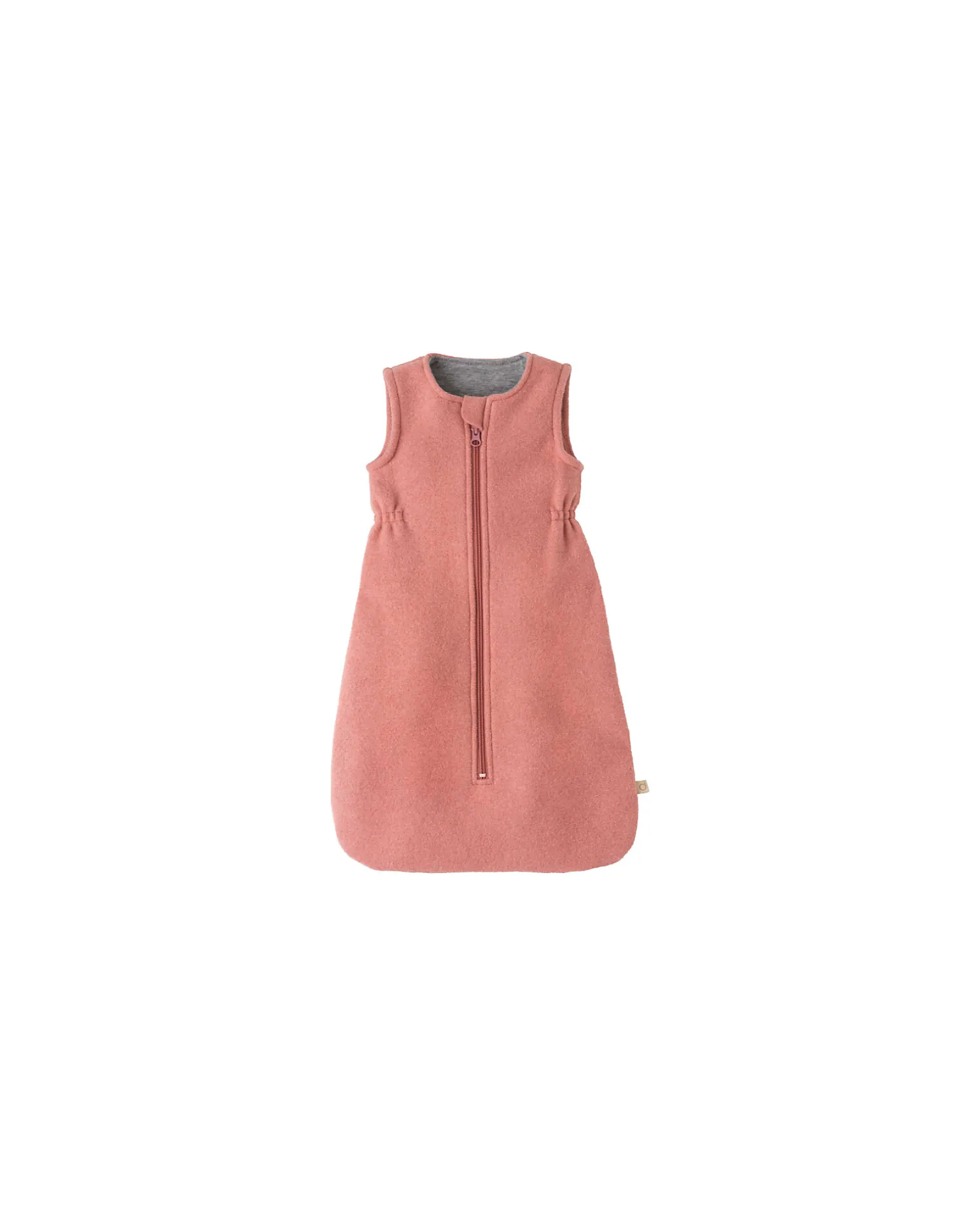 Sacco Nanna con Zip - Rosa - Lana Cotta e Cotone Bio - TOG 1.8