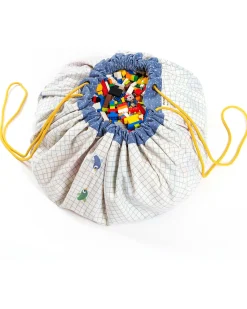 Sacco Portagiochi e Tappeto Gioco da Esterno 2 in 1 - Moulin roty Toupities