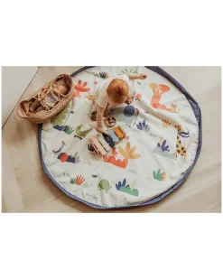 Sacco Portagiochi e Tappeto Gioco da Esterno 2 in 1 - Moulin roty Toupities