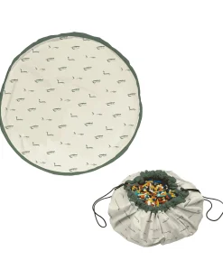 Sacco Portagiochi e Tappeto Gioco 2 in 1 - Coccodrillo