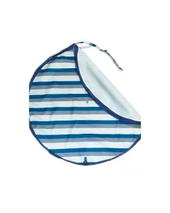 Sacco Portagiochi e Tappeto Gioco da Esterno 2 in 1 - Strisce Blu/Verde