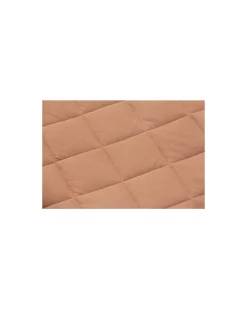 Sacco Portagiochi e Tappeto Gioco Imbottito 2 in 1 Soft Cotone Biologico - Marrone Aranciato