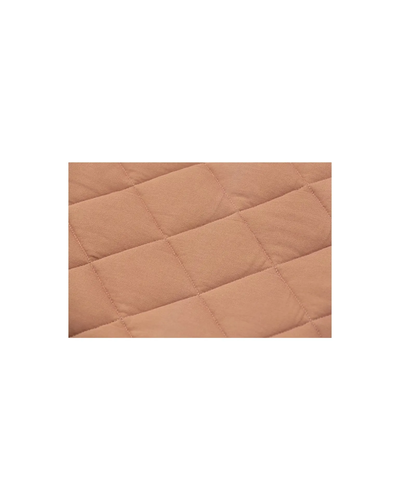 Sacco Portagiochi e Tappeto Gioco Imbottito 2 in 1 Soft Cotone Biologico - Marrone Aranciato