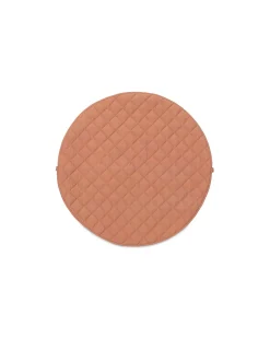 Sacco Portagiochi e Tappeto Gioco Imbottito 2 in 1 Soft Cotone Biologico - Marrone Aranciato