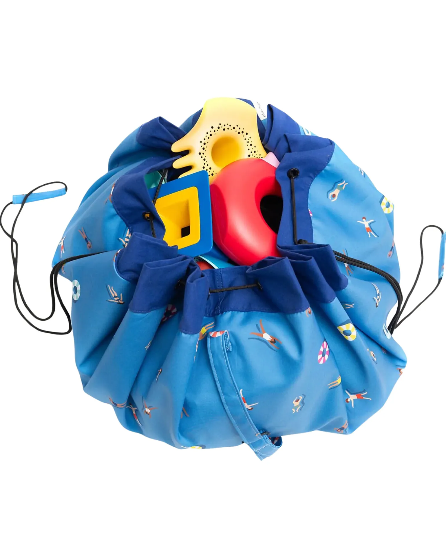 Sacco Portagiochi e Tappeto Gioco da Esterno 2 in 1 - Swim Fun