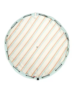 Sacco Portagiochi e Tappeto Gioco da Esterno 2 in 1 - Righe