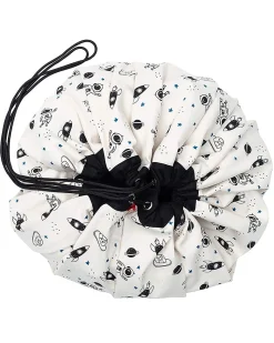 Sacco Portagiochi e Tappeto 2 in 1 Original cotone - Spazio - Si Illumina al Buio!