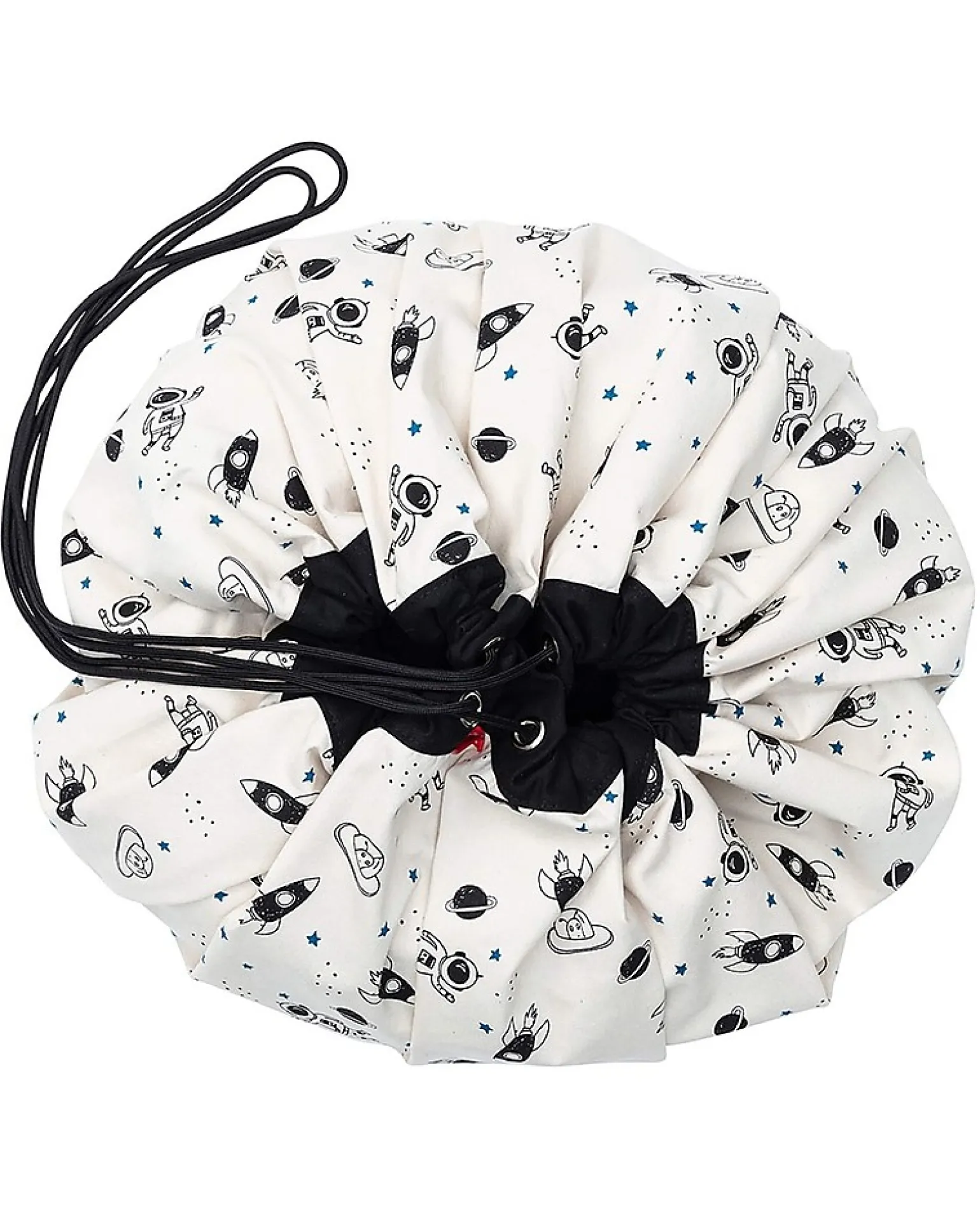 Sacco Portagiochi e Tappeto 2 in 1 Original cotone - Spazio - Si Illumina al Buio!