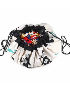 Sacco Portagiochi e Tappeto 2 in 1 Double cotone - Mondo