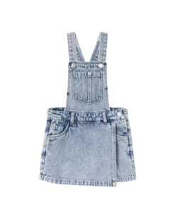 Salopette - Baggy Fit - Light Blue Denim - 100% Cotone