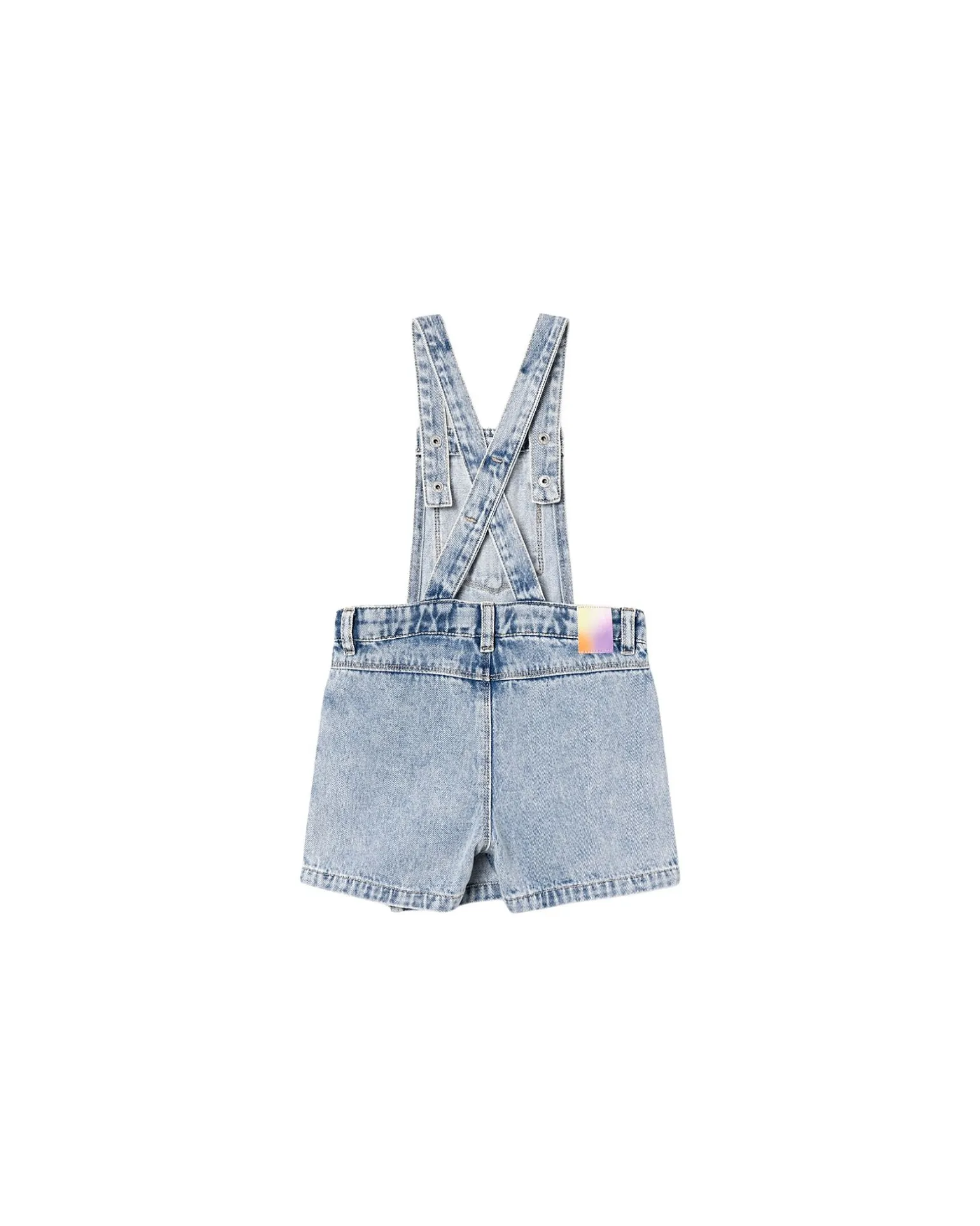 Salopette - Baggy Fit - Light Blue Denim - 100% Cotone