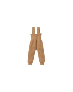 Salopette in Maglia - Caramello - 100% Lana Merino Bio Certificata GOTS