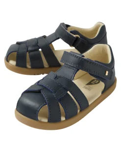 Sandali I Walk Skip Twist - Blu Navy - Pelle Premium - Camminatori Esperti