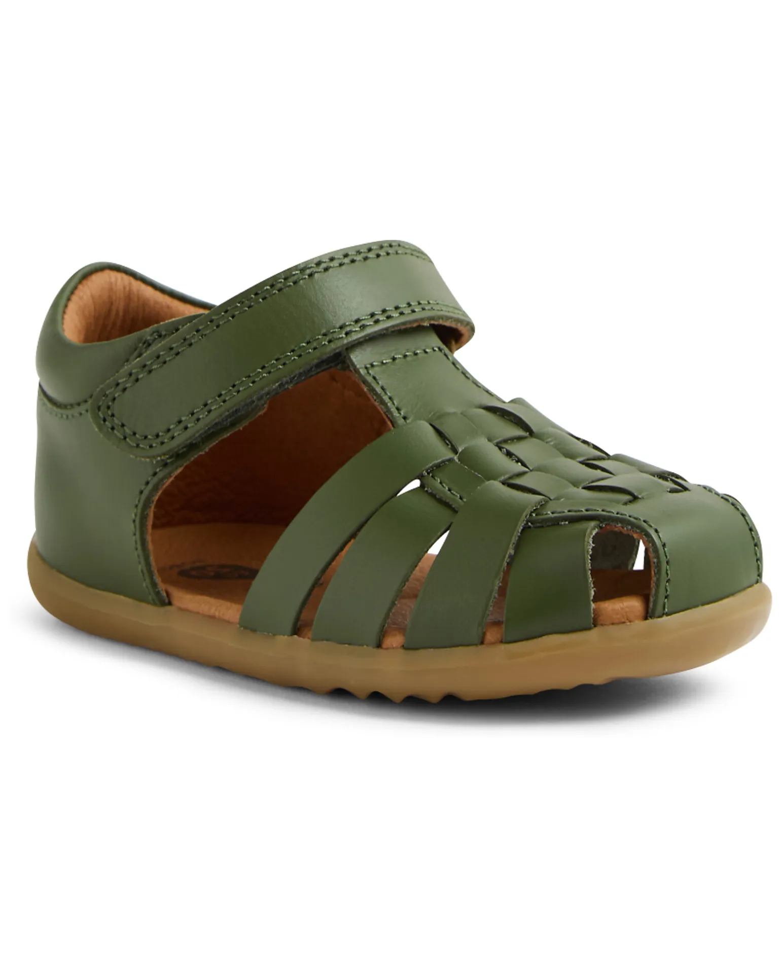 Sandali Step Up Harbor - Bronze Green - Pelle Premium - Primi Passi
