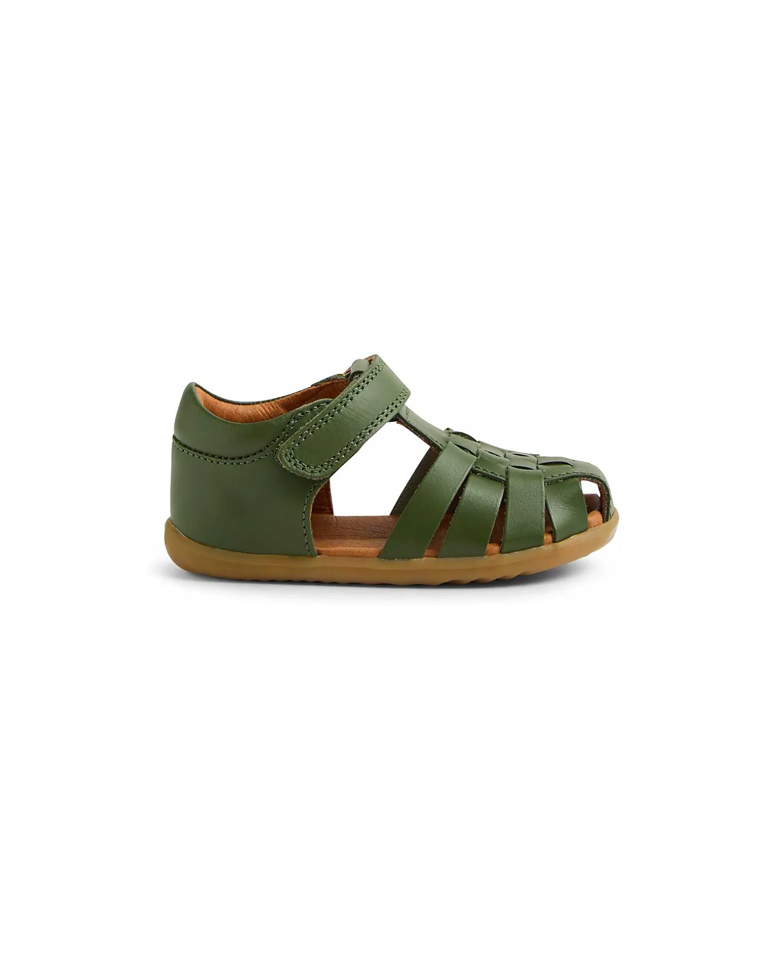 Sandali Step Up Harbor - Bronze Green - Pelle Premium - Primi Passi