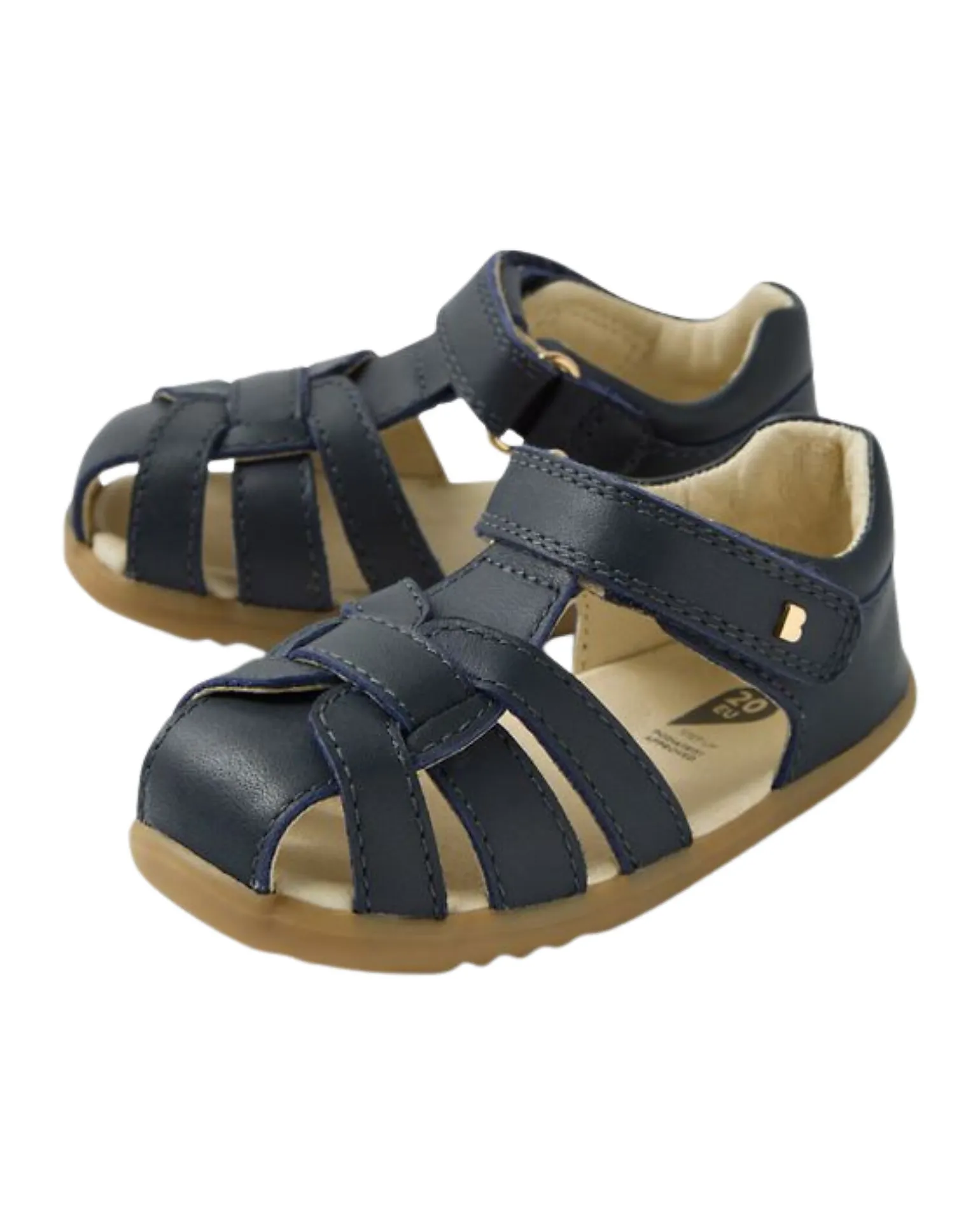 Sandali Step Up Skip Twist - Blu Navy - Pelle Premium - Primi Passi