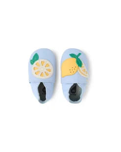 Scarpina Soft Sole - Azzurro - Limoni - La cosa Migliore dopo i Piedi Scalzi!