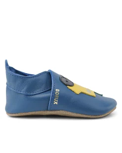 Scarpina Soft Sole - Blu Cobalto con Camion - La cosa migliore dopo i piedi scalzi!