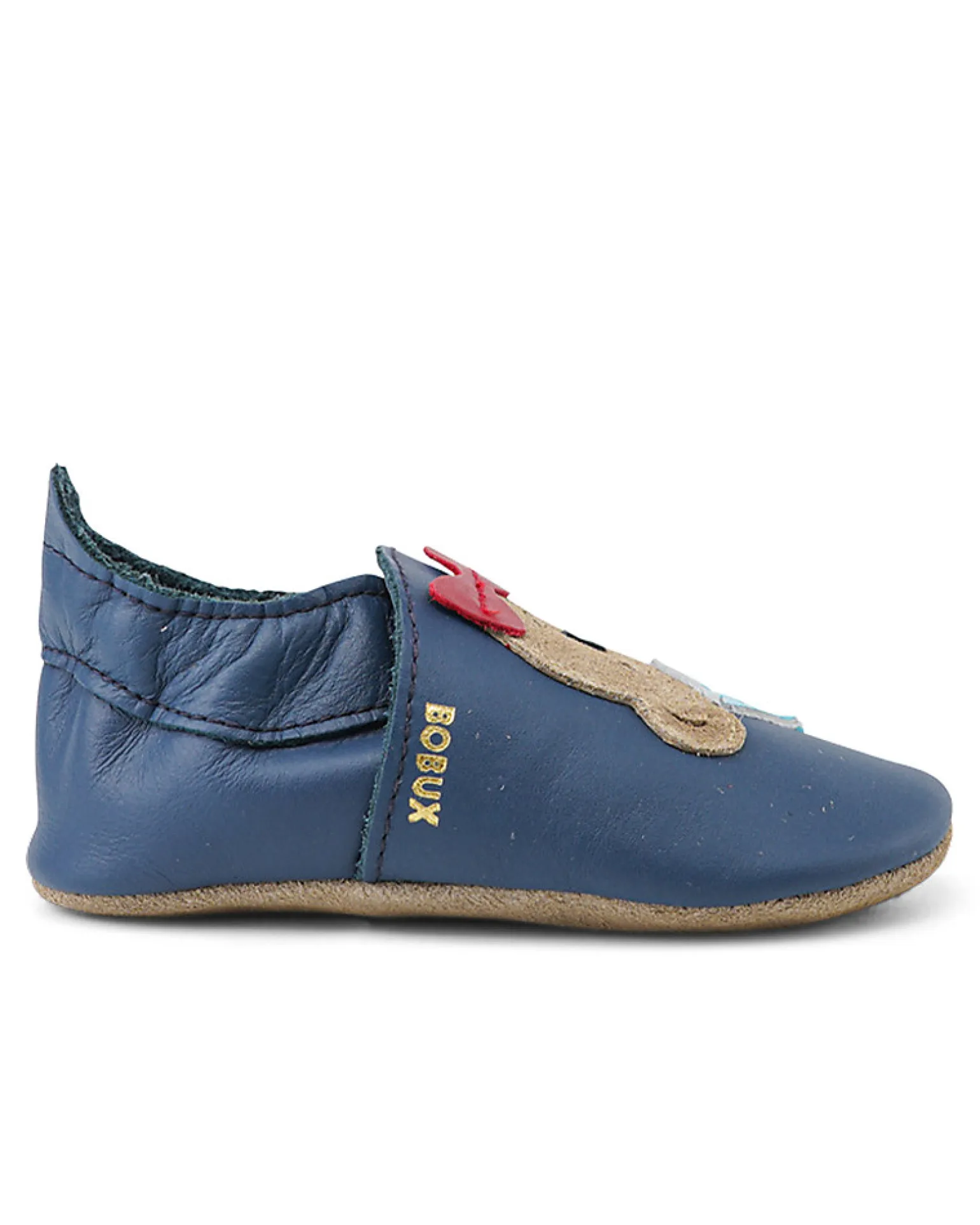 Scarpina Soft Sole - Blu Navy con Orso delle Feste - La cosa migliore dopo i piedi scalzi!