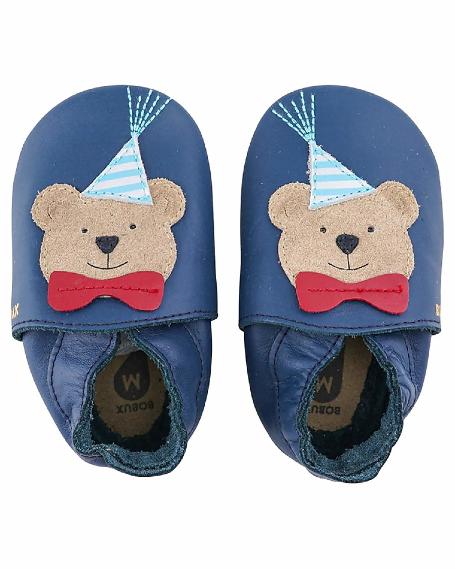 Scarpina Soft Sole - Blu Navy con Orso delle Feste - La cosa migliore dopo i piedi scalzi!