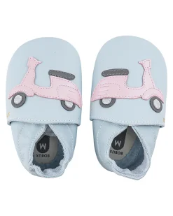 Scarpina Soft Sole - Celeste con Scooter - La cosa migliore dopo i piedi scalzi!