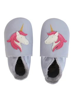 Scarpina Soft Sole - Lilla Brillante con Unicorno - La cosa migliore dopo i piedi scalzi!