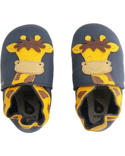Scarpina Soft Sole, Navy con Giraffa - La cosa migliore dopo i piedi scalzi!