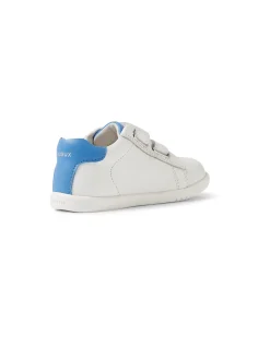 Scarpine I Walk Maverick - Bianco e Azzurro - Pelle Premium - Cammiatori Esperti