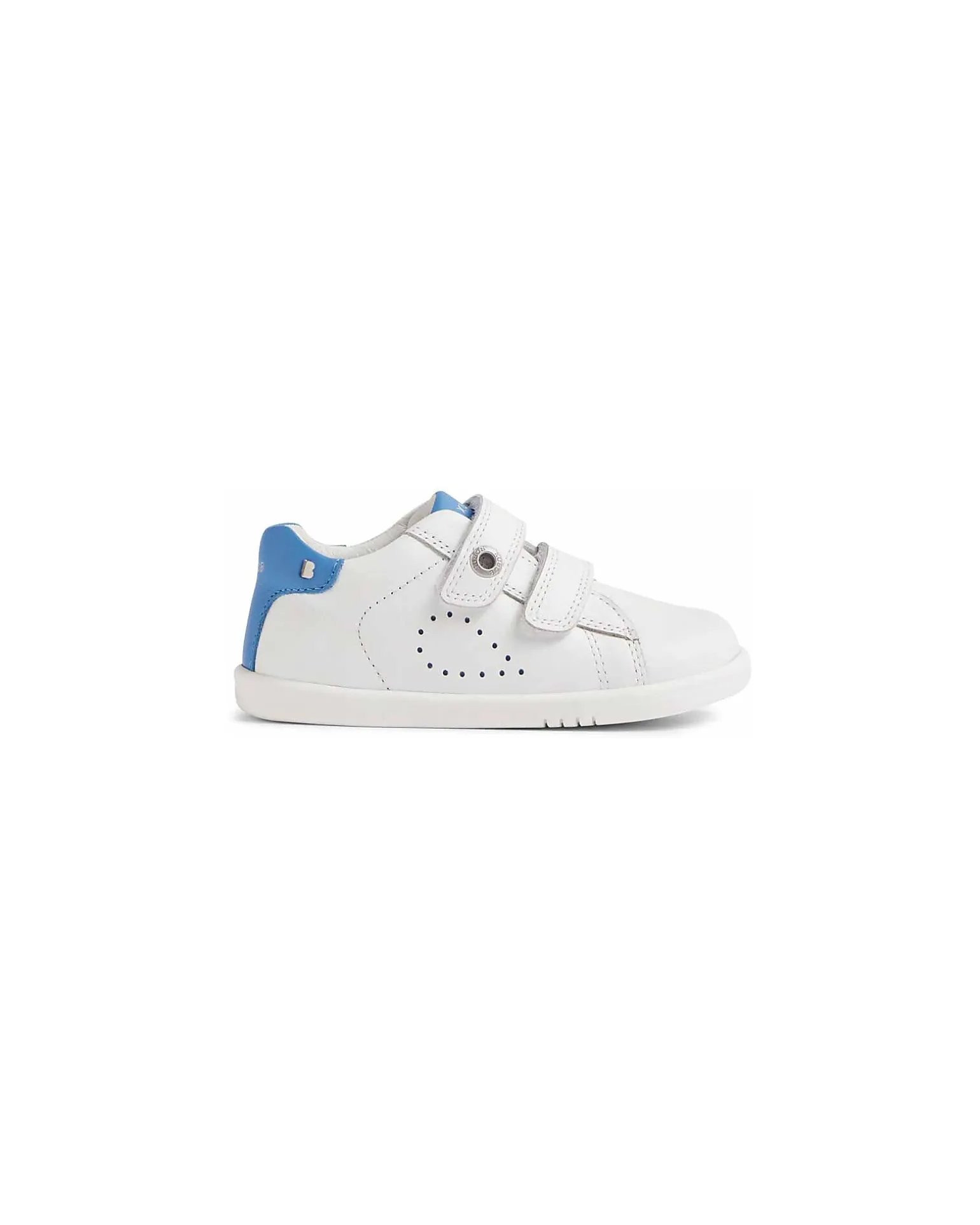 Scarpine I Walk Maverick - Bianco e Azzurro - Pelle Premium - Cammiatori Esperti