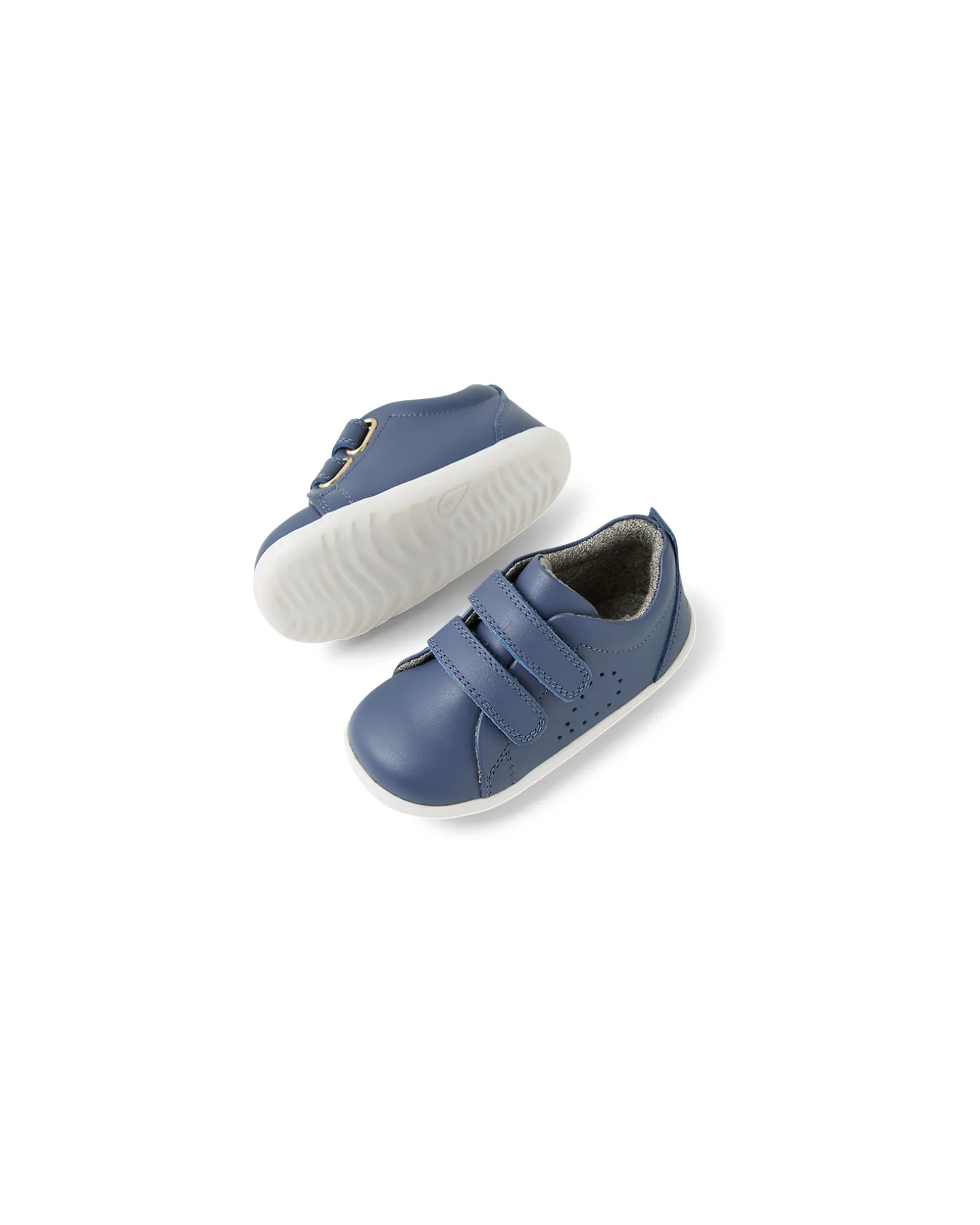 Scarpine Step-Up Grass Court - Vintage Indigo - in Pelle - Primi Passi