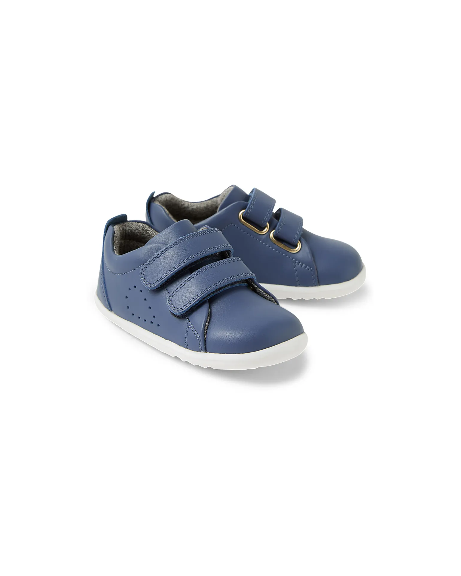 Scarpine Step-Up Grass Court - Vintage Indigo - in Pelle - Primi Passi
