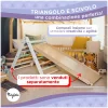Scivolo/Rampa Montessori 2-in-1 - Legno di Betulla - Sviluppa Equilibrio e Agilità