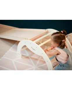 Scivolo/Rampa Montessori 2-in-1 - Legno di Betulla - Sviluppa Equilibrio e Agilità