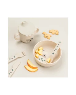 Scodella con Base Antiscivolo - Tiny Farm - Sabbia - 375ml