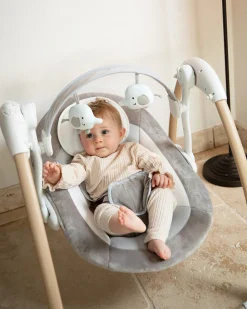 Sdraietta Musicale a Dondolo Dolphy - Pure White - Fino ai 9kg